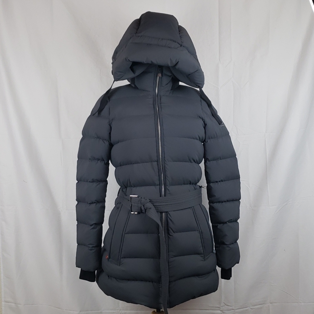 Women burberry hoodied bubble coat size small